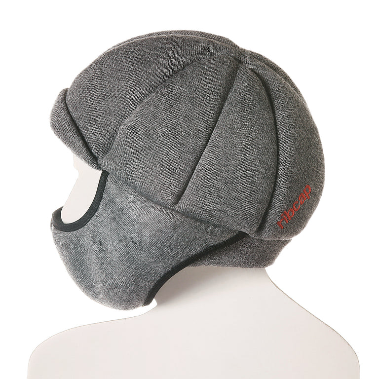 Ribcap Fashionable Protective Helmet Palmer in Grey